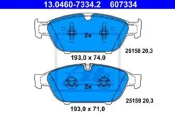 ATE Bremsbelagsatz, Scheibenbremse (13.0460-7334.2)