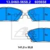 ATE Bremsbelagsatz, Scheibenbremse (13.0460-5658.2) -Outlet Ate Store 34620607