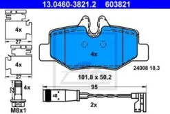 ATE BREMSSCHEIBEN + ATE BREMSBELÄGE (1000478ATE) 4 ATE BREMSSCHEIBEN + ATE BREMSBELÄGE (1000478ATE) -Outlet Ate Store 45939 1