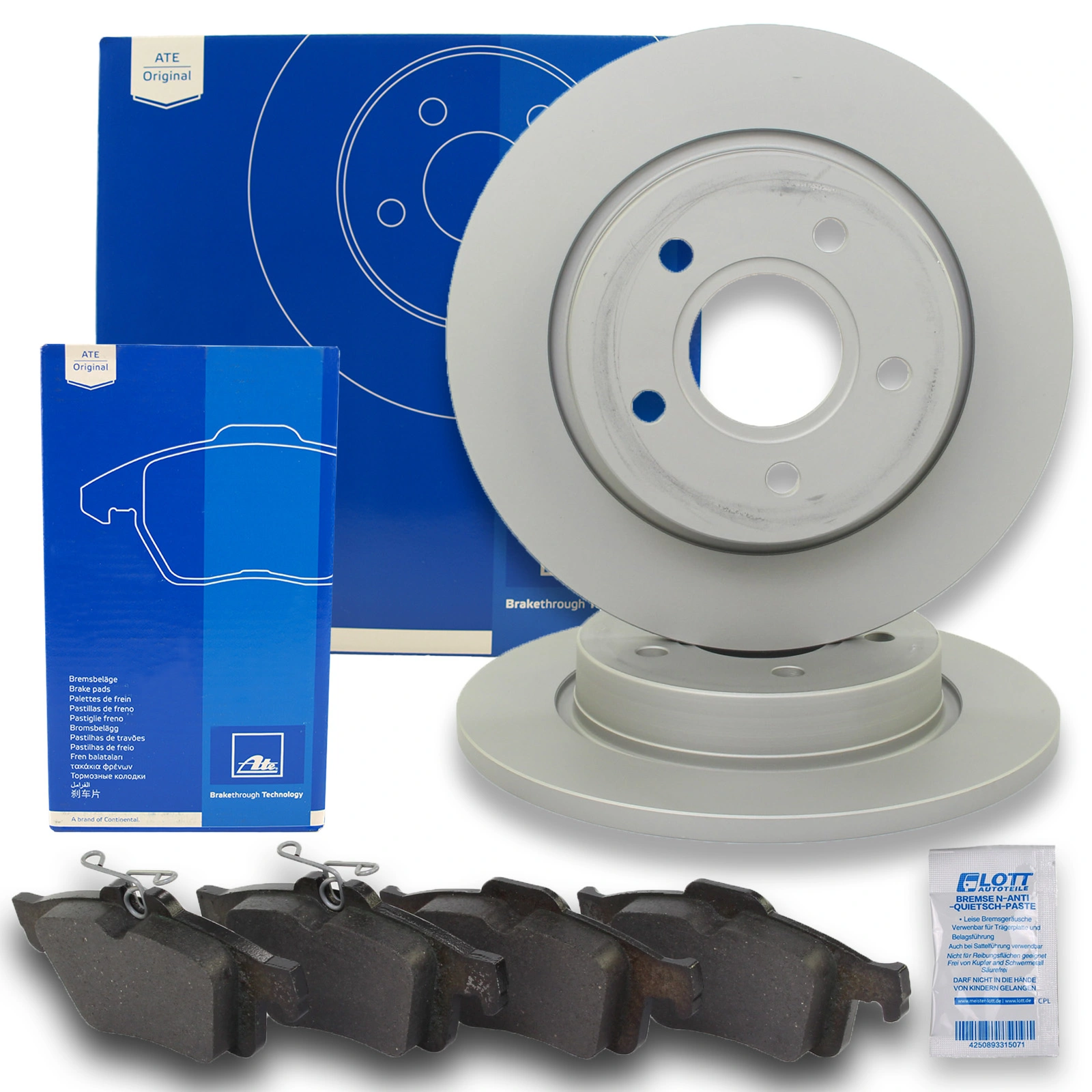 ATE BREMSSCHEIBEN + ATE BREMSBELÄGE (1001045ATE) ATE BREMSSCHEIBEN + ATE BREMSBELÄGE (1001045ATE) -Outlet Ate Store 9000 1001045ATE 01