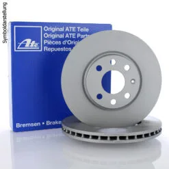 2x ATE Bremsscheibe (24.0111-0137.1) -Outlet Ate Store ATE Bremsscheibe belueftet 5