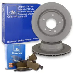 ATE Bremsscheiben + ATE Ceramic Bremsbeläge (1000495ATEC)