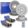 BREMSSCHEIBEN + ATE BREMSBELÄGE (1001087ATE) -Outlet Ate Store ATE SET SD voll belueftet 01