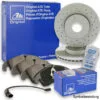 ATE Bremsscheiben + ATE Bremsbeläge (1002259ATE) -Outlet Ate Store ATE set gelocht warnkontakt